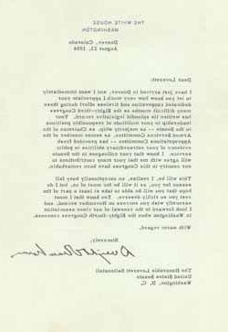 Letter from Dwight Eisenhower to Leverett Saltonstall, 23 August 1954 