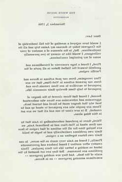 Letter from Lyndon Johnson to Leverett Saltonstall, 3 November 1966 