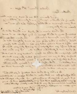 1770年12月30日，桑普森·布洛尔斯致罗伯特·特雷特·潘恩的信手稿