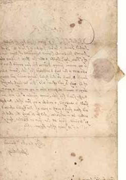 查理二世传给约翰·莱弗里特，1662年4月23日 